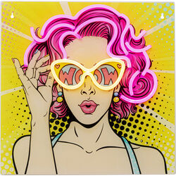 58143 - Glasbild Beauty LED 39x39cm