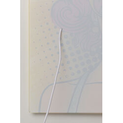 Glasbild Beauty LED 39x39cm