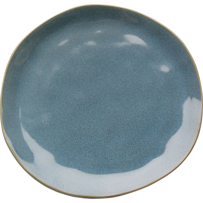 Assiette Organic turquoise Ø20cm