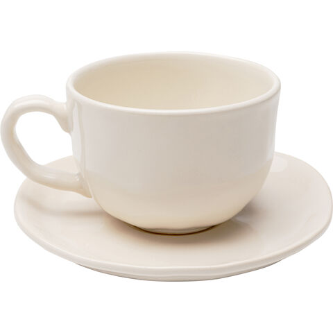 Taza de café Organic crema (2/piezas)