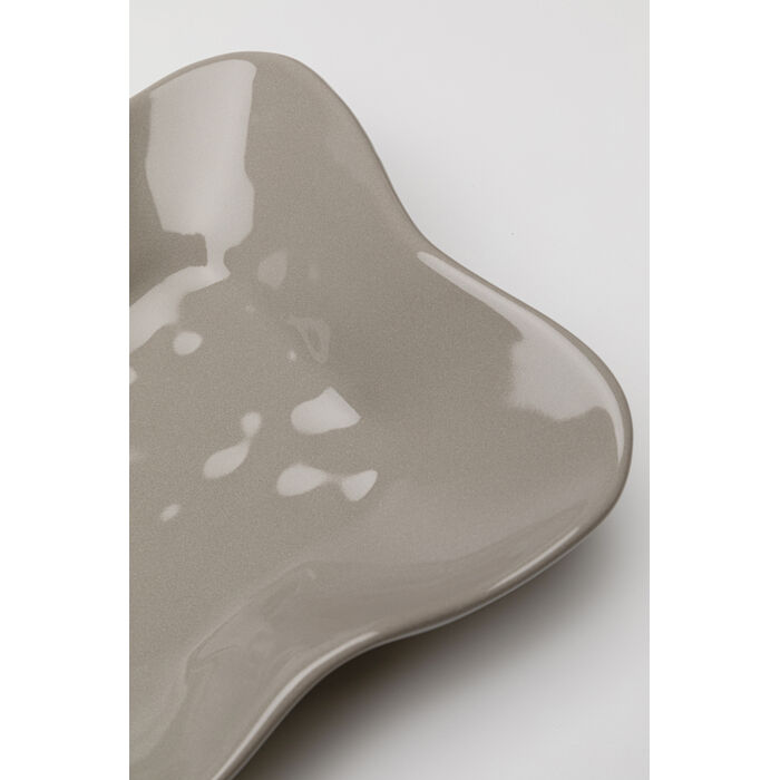 Servierplatte Organic Grau 17x26cm