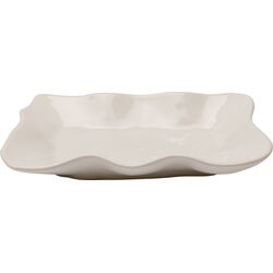 58197 - Servierplatte Organic Creme 17x26cm