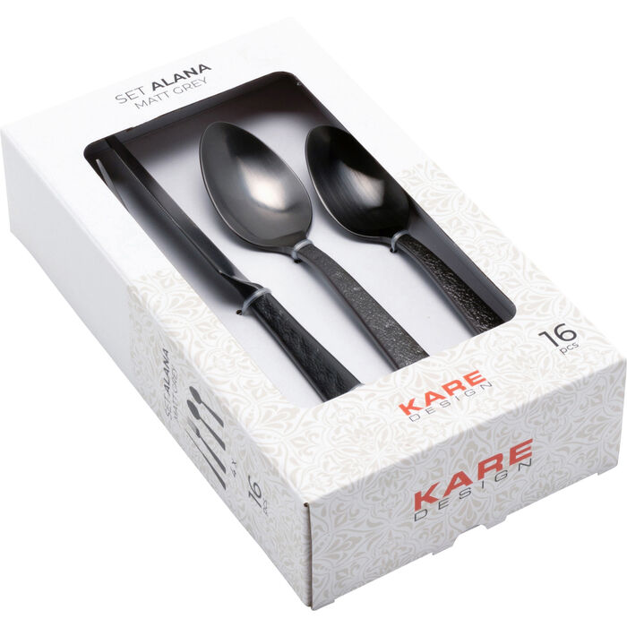 Besteck Alana Matt Grau (16/tlg)