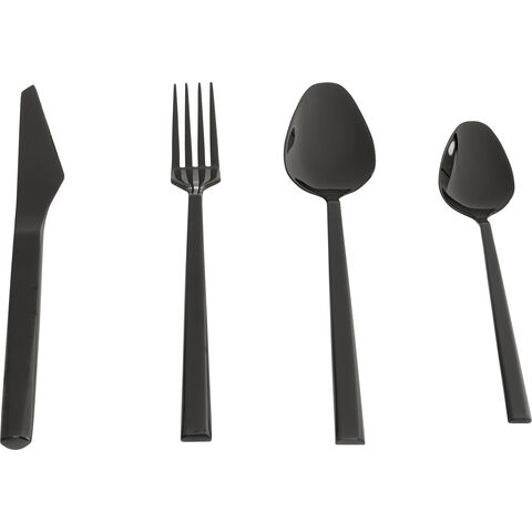 Cutlery Adella Shiny Black (16/part)