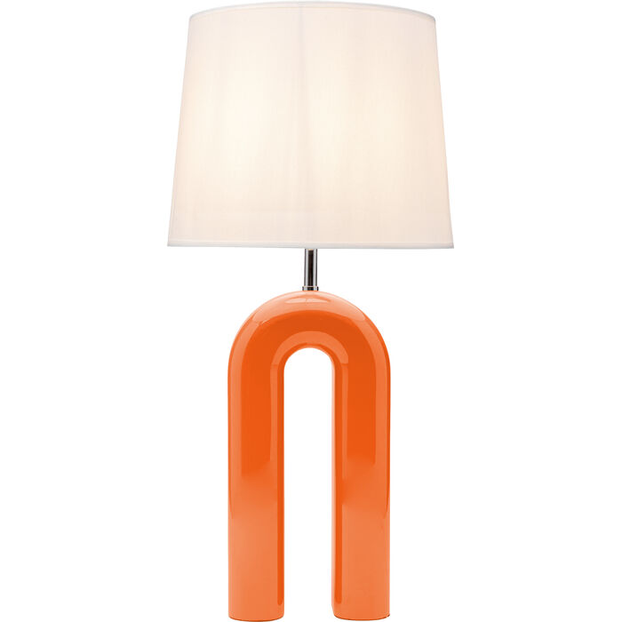 Tischleuchte Eliano Orange 53cm
