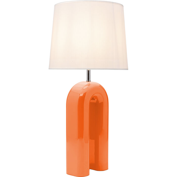 Tischleuchte Eliano Orange 53cm
