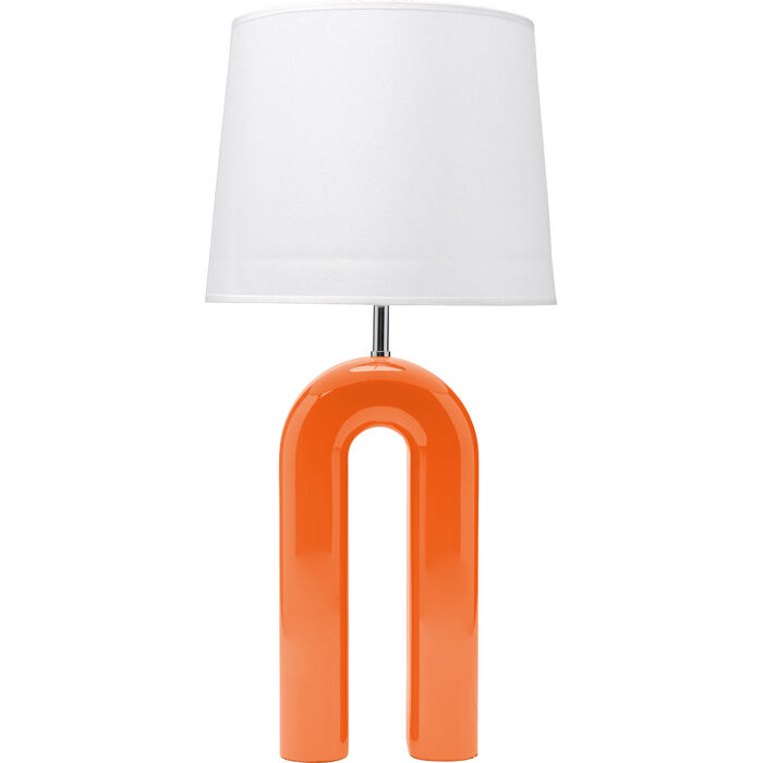 Tischleuchte Eliano Orange 53cm