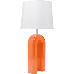 Tischleuchte Eliano Orange 53cm