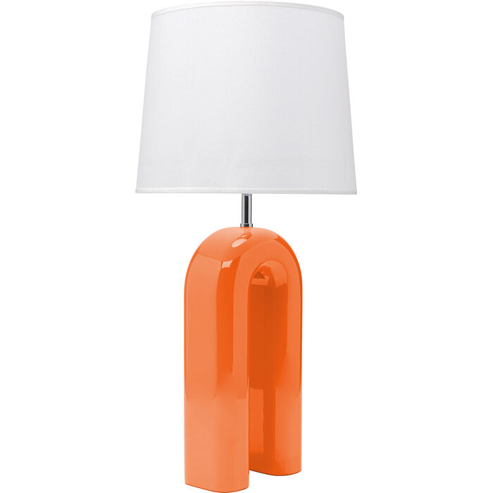Tischleuchte Eliano Orange 53cm