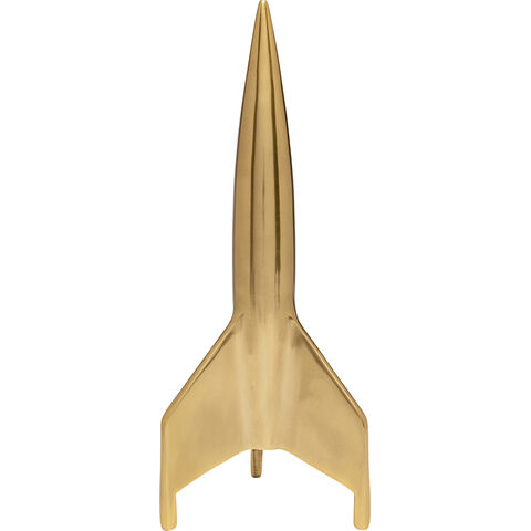 Objet décoratif Rocket Start doré 35cm