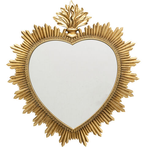 Deco pared Heart Mirror 49x54cm