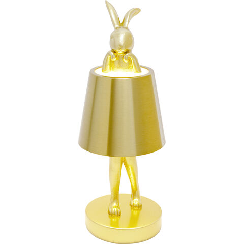 Lámpara Mesa Animal Rabbit LED Dorado 29cm