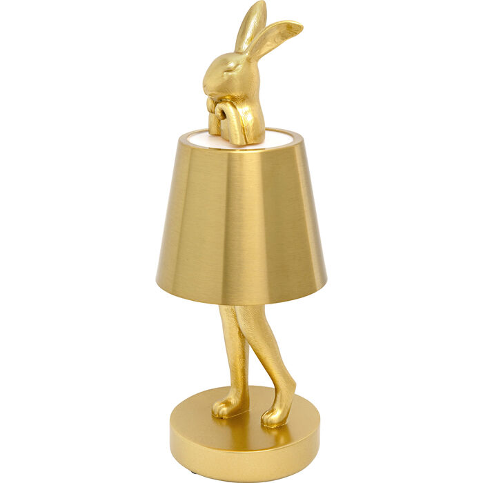 Tischleuchte Animal Rabbit LED Gold 29cm