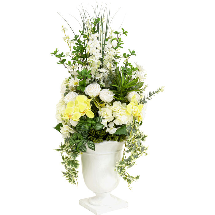 Deko Pflanze Peony Bouquet getopft 105cm