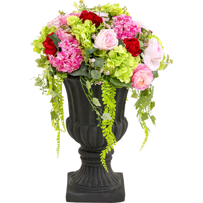 Deko Pflanze Rose Bouquet getopft