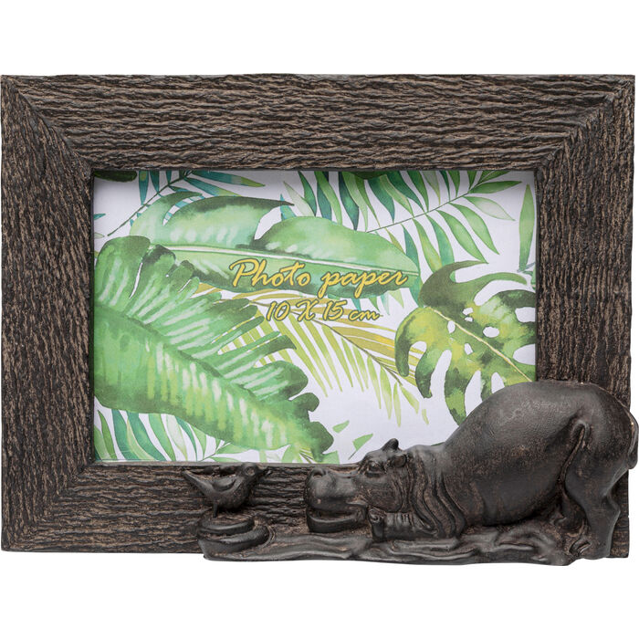 Bilderrahmen Safari Hippo 15x10cm