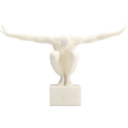 58372 - Objet décoratif Athlet blanc 50cm