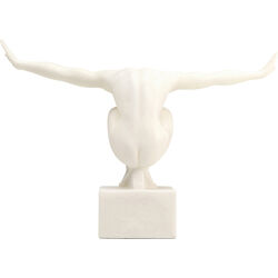 Objet décoratif Athlet blanc 50cm