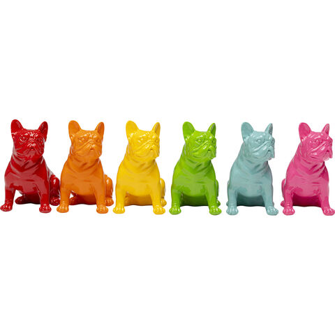 Figura deco Perro Sit Colore 9cm Surtido
