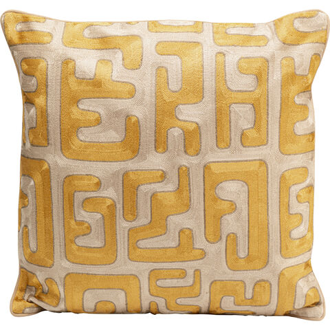 Cushion Meander Gold 50x50cm