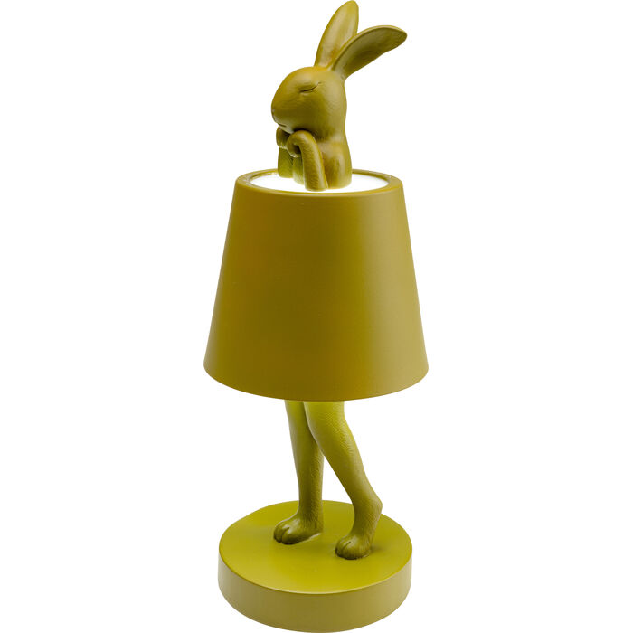 Tischleuchte Animal Rabbit LED Grün 29cm
