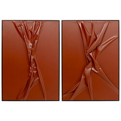 58448 - Gerahmtes Bild Crincle Duo (2/Set)