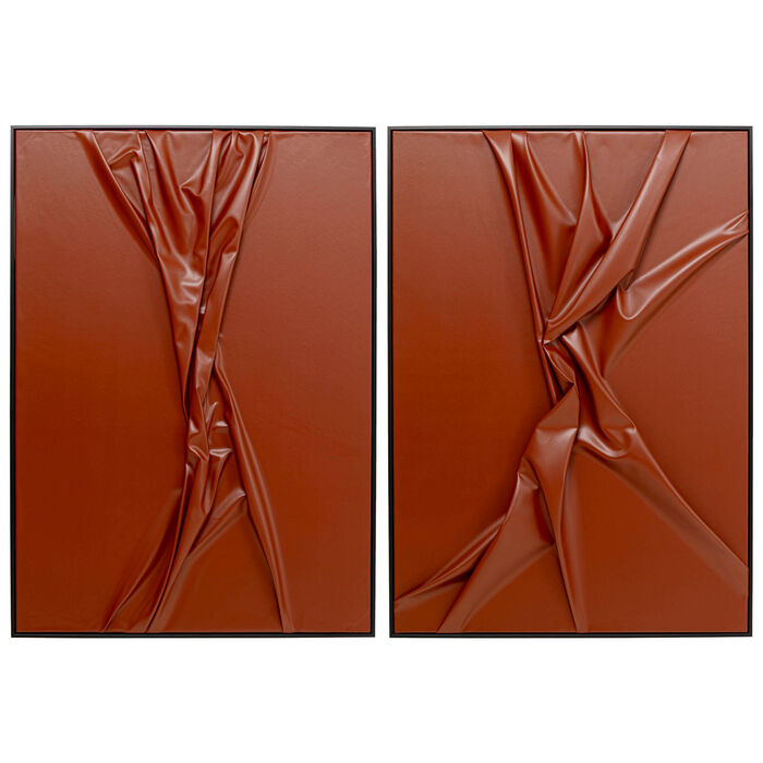 Gerahmtes Bild Crincle Duo (2/Set)