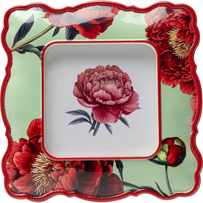 Bilderrahmen Peonies Grün 10x10cm