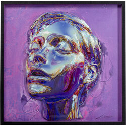 58524 - Quadro incorniciato Face 90x90cm