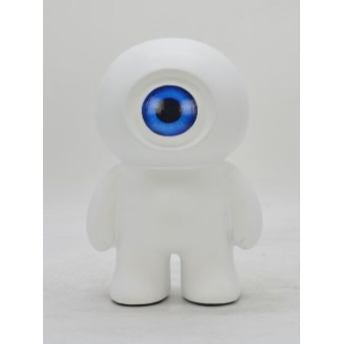 Figurine décorative Eye Totem blanc 25cm