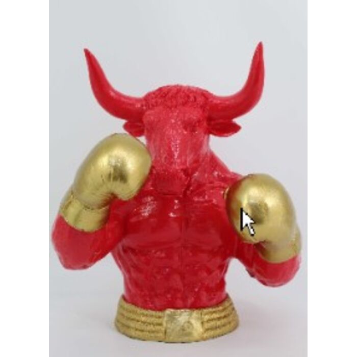 Money Box Bull Boxer 42cm