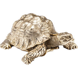 Deko Figur Turtle Gold Klein