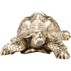 Deko Figur Turtle Gold Klein