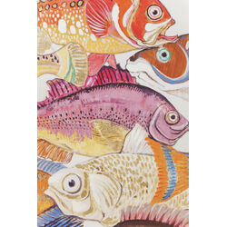 Gerahmtes Bild Fish Meeting One 75x100cm