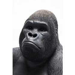 Figura deco Monkey Gorilla Side Medium negro