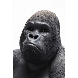 Deko Figur Monkey Gorilla Side Medium Schwarz