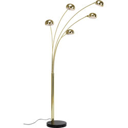 Floor Lamp Five Fingers Brass