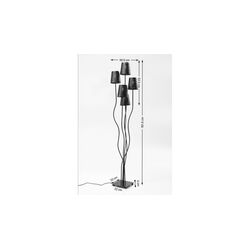 Lampadaire Flexible Berry cinque