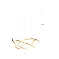 Pendant Lamp Saturn LED Gold Big