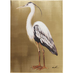 Picture Touched Heron Left 70x50cm