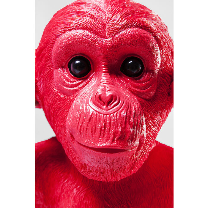 Alcancía Monkey Kikazaru rojo