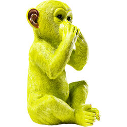 Money Box Monkey Iwazaru Lime