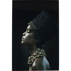 Cuadro cristal Royal Headdress Profile 100x150cm