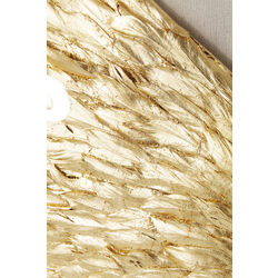 Wandschmuck Wings Gold-Weiß 120x120cm