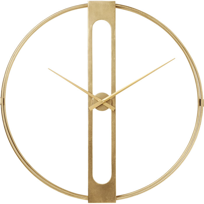Reloj pared Clip oro Ø107cm