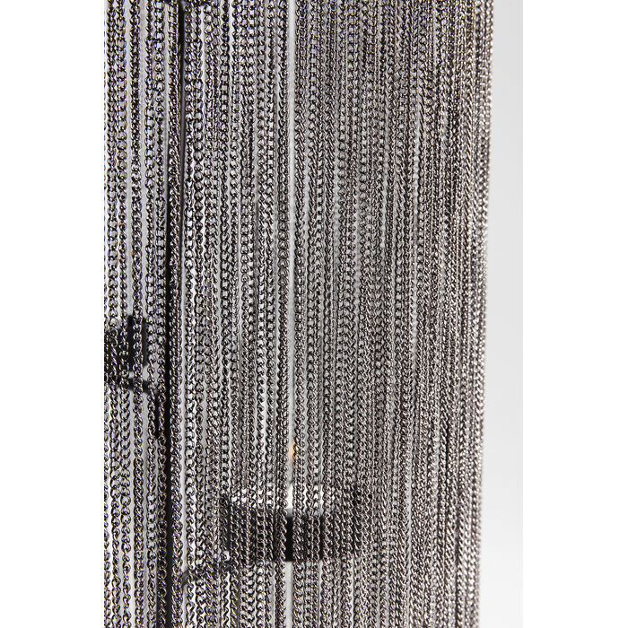 Tealight Holder Chain Black Quattro 36cm Kare Design