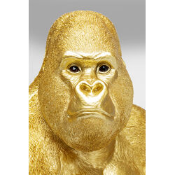 Deko Figur Monkey Gorilla Side XL Gold 76cm