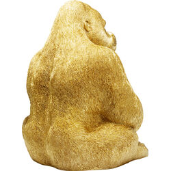 Figura deco Monkey Gorilla Side XL oro 76cm