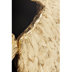 Wall Decoration Wings Gold Black 120x120cm