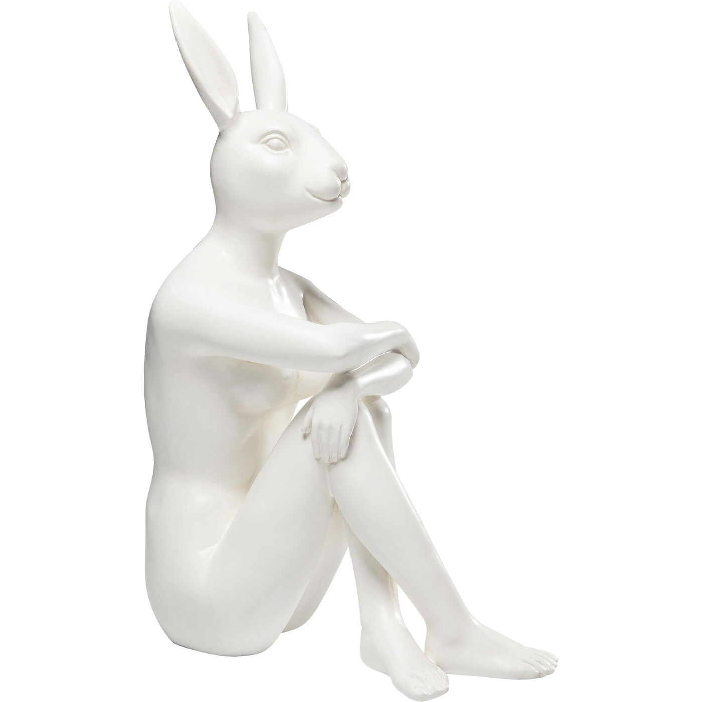 [61534] Figura decorativa Gangster Rabbit blanco